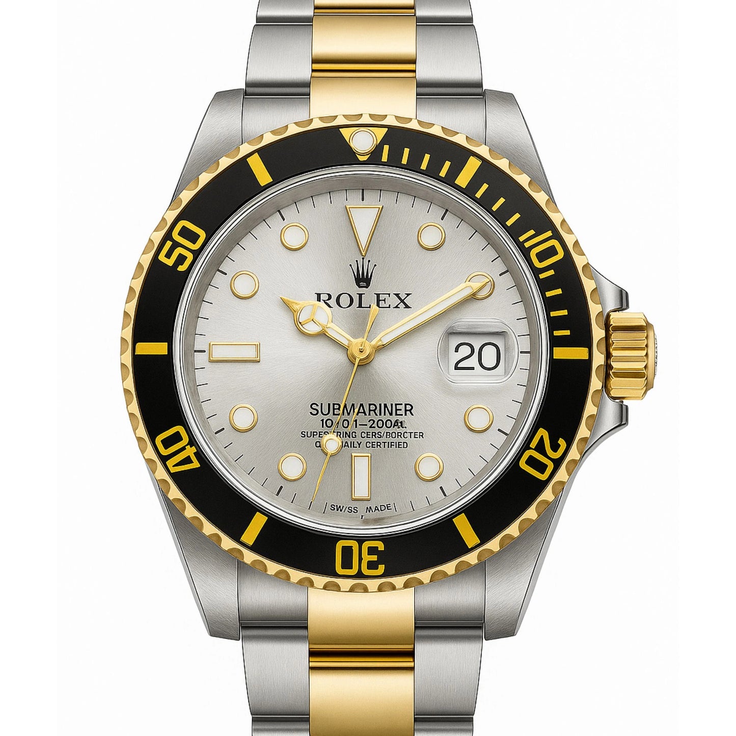 Duo Tone Rolex Submariner 1000/t=300m