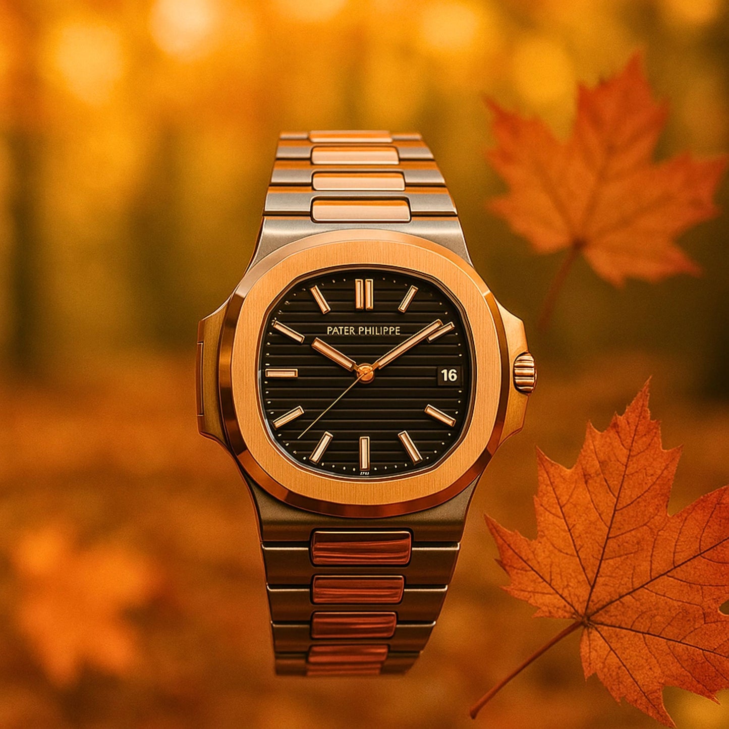 Duo Tone PATEK PHILIPPE Limited Edition 120m Watch 5711