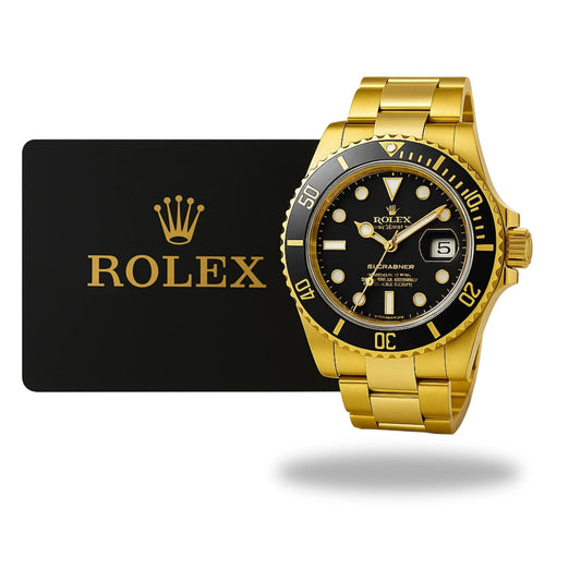A Rolex Submariner Limited Edition 18k Yellow Gold Black Dial 41mm